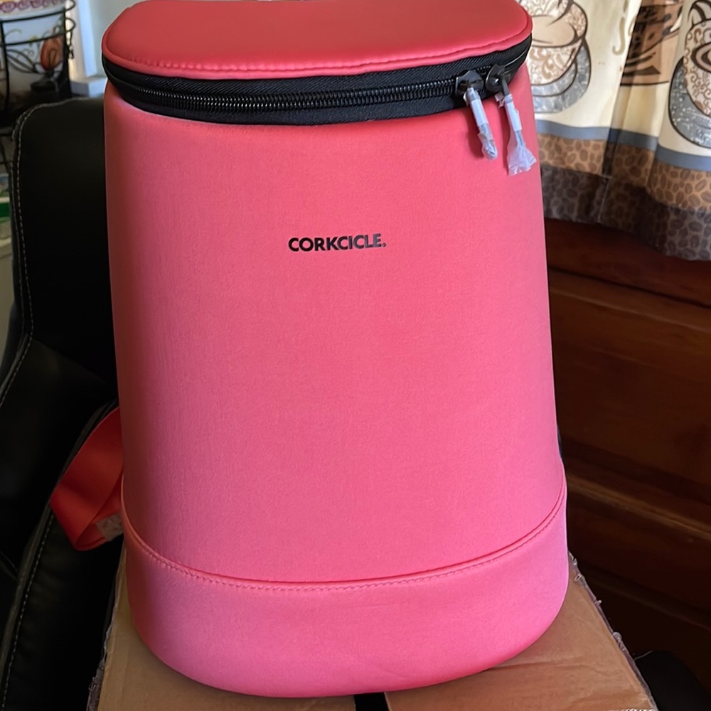 Corkcicle bucket cooler coral